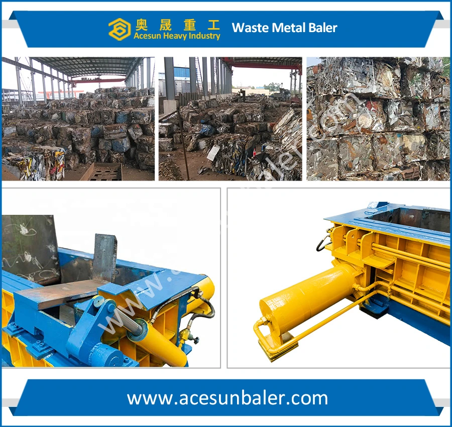 Automatic Scrap Steel Compacting Hydraulic Press Baling Machine