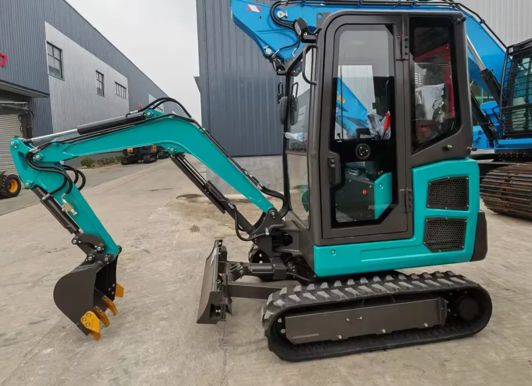 Kubota Yanmar Diesel Engine Small Compact Backhoe Rototilt 2t Mini Backhoes Excavators