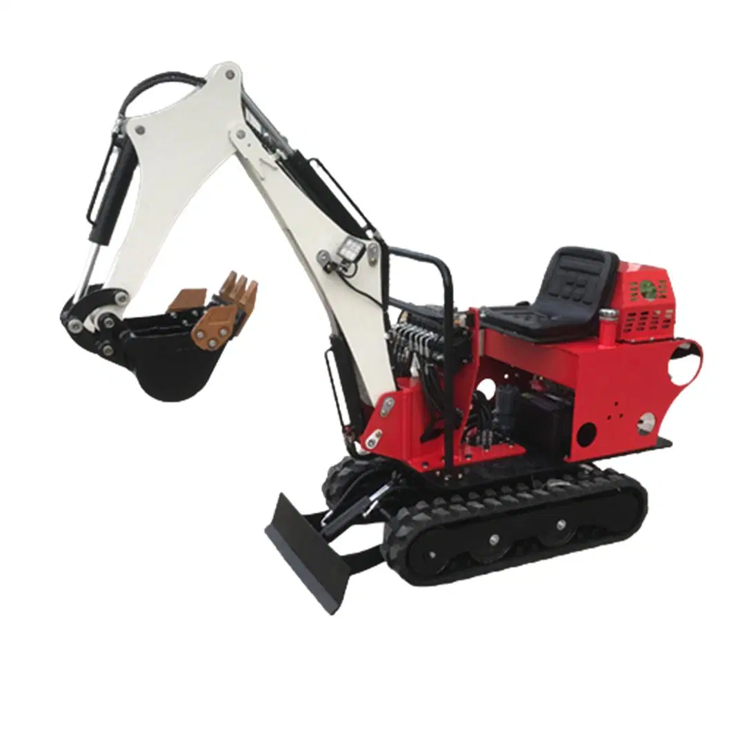 0.8/1.2/1.5 Ton/T Mini Small Crawler Belt Diesel/Electric Construction/Farm/Garden/Pasture Hydraulic Grab/Drill Swing Boom Customized Digger Excavator