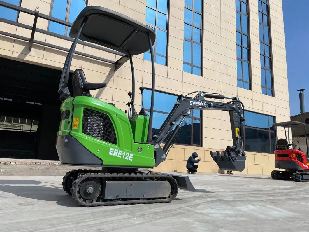 Everun OEM CE EPA Ere12e 1100kg Mining Electric Drive Powered Mini Battery Excavator with Factory Price
