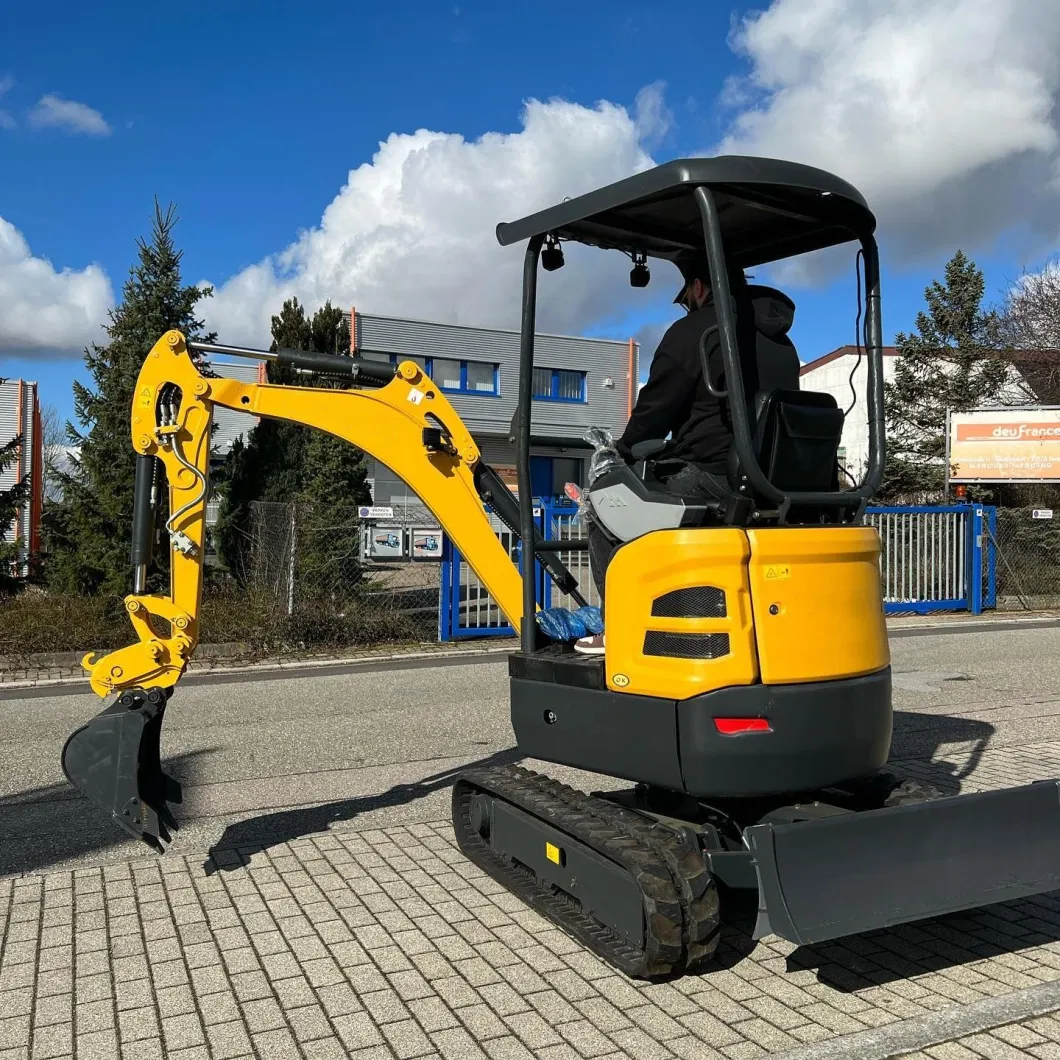 CE EPA Hydraulic Mini Excavator 2ton 1ton 1.6ton 1.8ton Garden Crawler Excavator Machine Prices