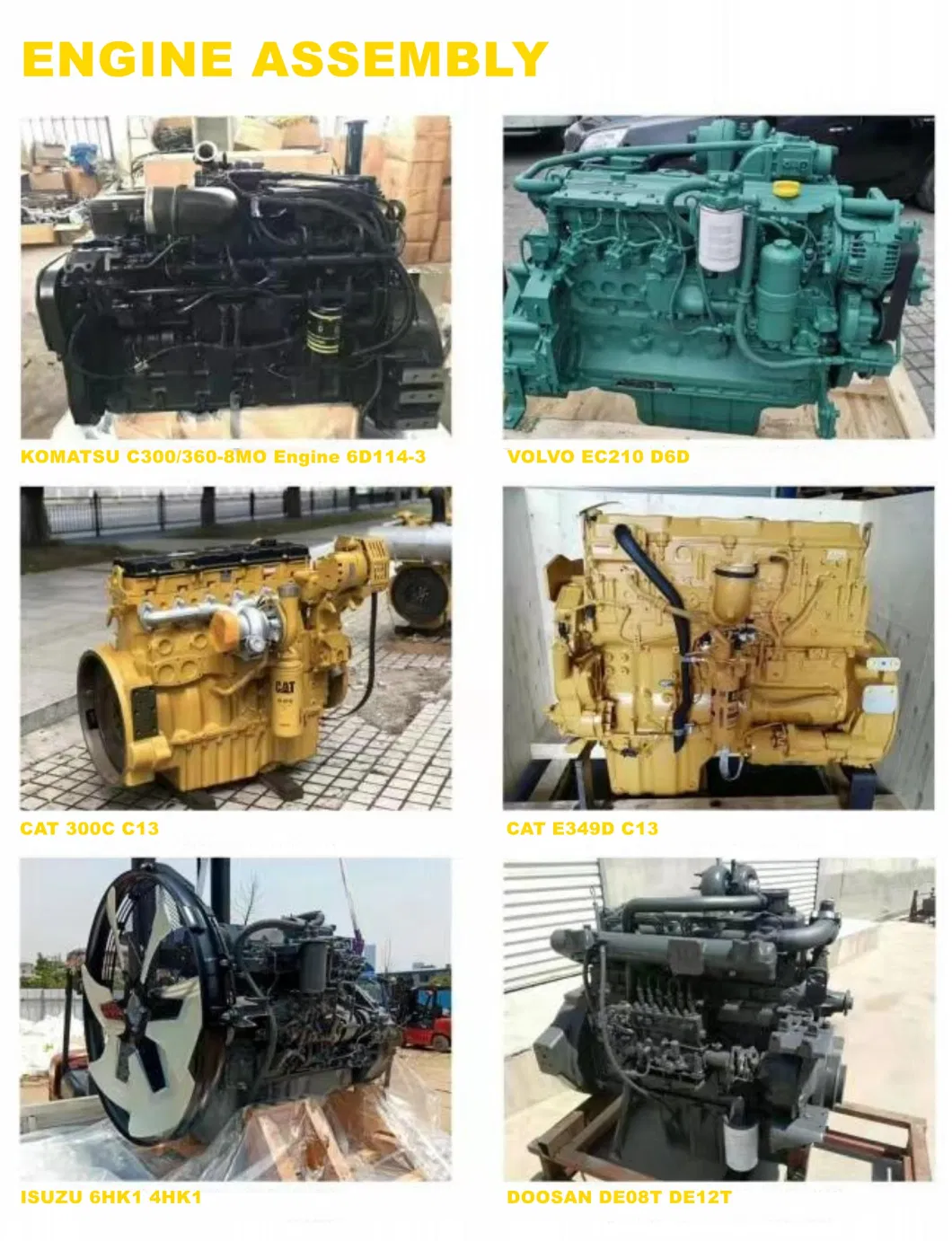 Excavator Engine Spare Parts 6215-11-5172 for Bulldozer Loader Engine