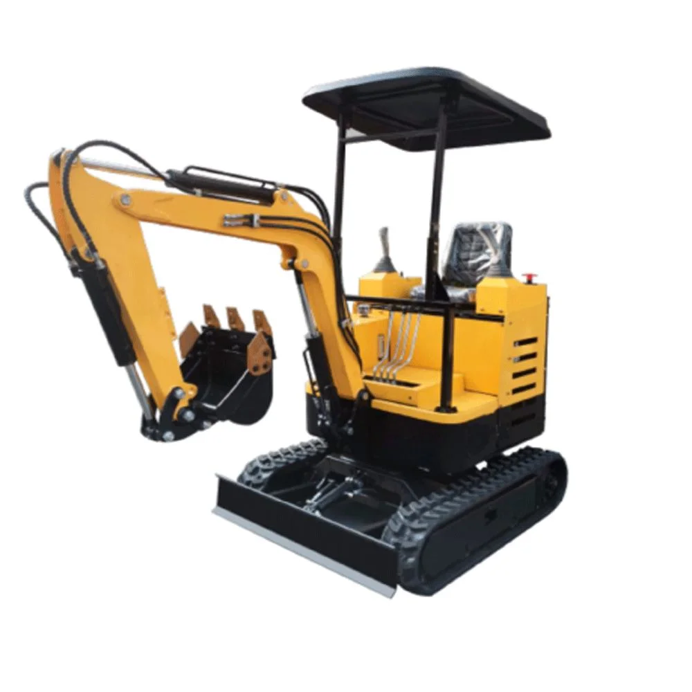 CE EPA Approved 0.8ton 1ton 1.2ton Tracked Mini Excavator for Construction Farm Garden Agriculture