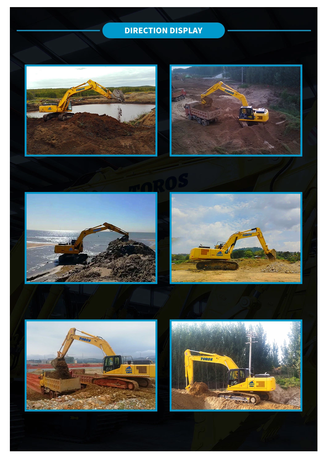 Toros Te220 China Hydraulic Excavator 22ton Gold Mining Excavator Price
