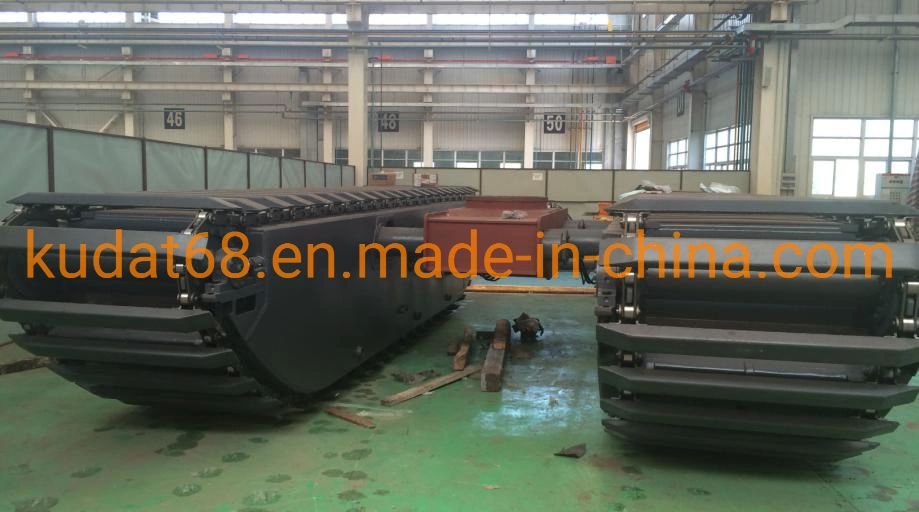 Amphibious Excavator Pontoon Suitable to 6- 8 Ton Excavators