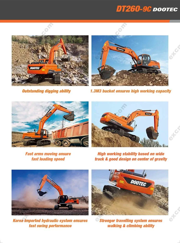 New Excavadora De Oruga Chinas Crawler Extra Large Excavator with Grab