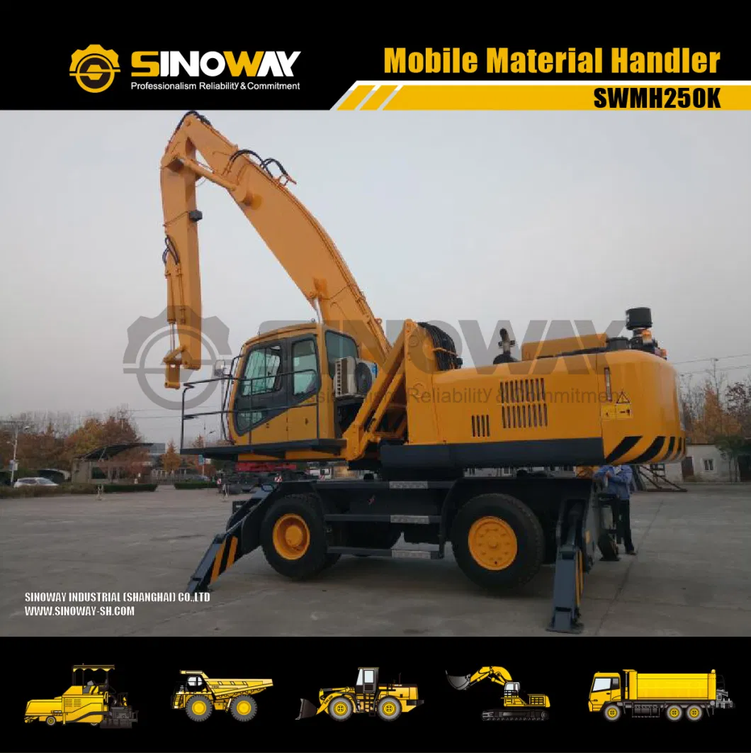 Durable 25ton Material Handling Excavator on Wheel with Good Price