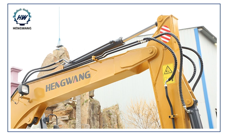 High Quality Mobile Large Wheel Equipment 8ton Excavator with Factory Price
