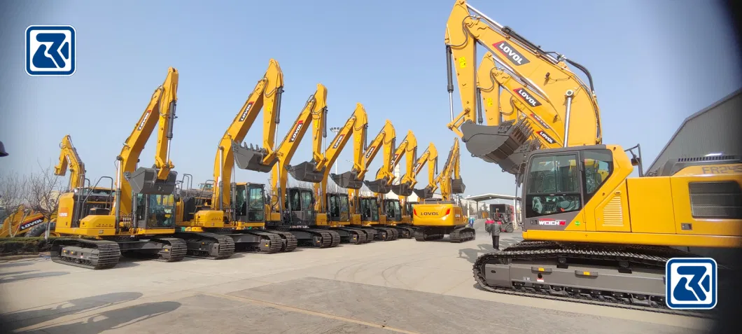 Foton Lovol 0.9 Cubic Meters High Performance Crawler Hydraulic Large Large Construction Machinery Excavator for Africa Central Asia