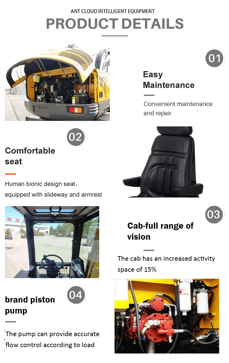 CE EPA China Mini Electric Digger Hydraulic Electric Excavators 1 Ton Cheap Price Mini Excavator