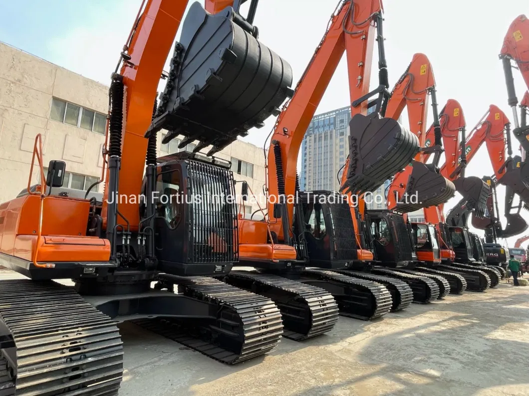 China Fortius New Dx340PC-9 32ton Crawler Electric Hydraulic Large Excavator for Sale
