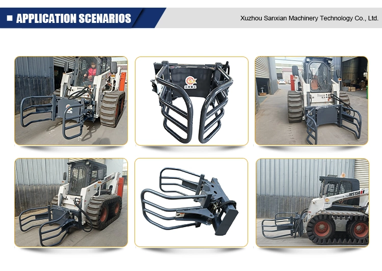 Australia Hot Selling Grabbing Tool Tractor Front End Loader with Bale Grab for Grabbing Round Hay Bale