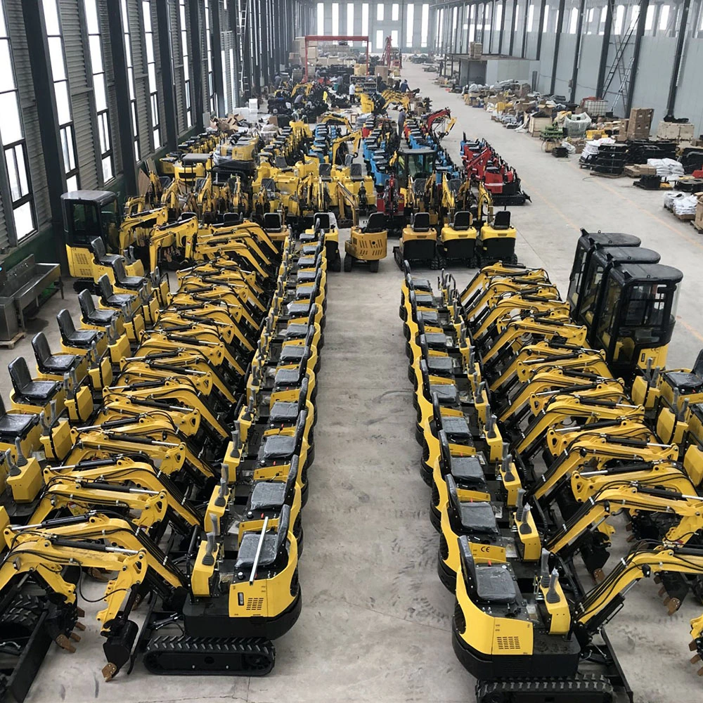 CE EPA High Performance Small Size Wheel Construction Backhoe Hydraulic Micro Electric Engine 0.8ton/1ton Household Hydraulic Small Mini Crawler Digger