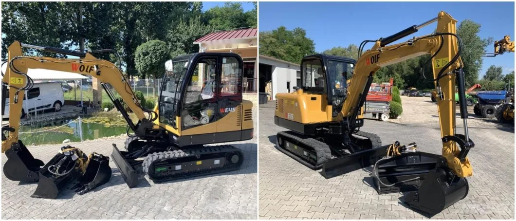 Wolf Construction Backhoe Excavator 4 Ton Excavator for Sale