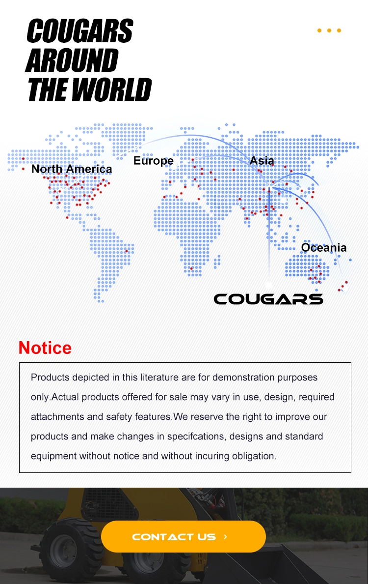 Cougars 3800kgs Mini Crawler Excavator for USA