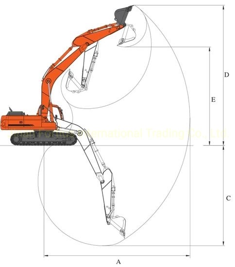 Construction Machinery 53t Bucket Capacity 2.7m3 Digging Depth 7795mm Large Hydraulic Crawler Mining Digger / Excavator