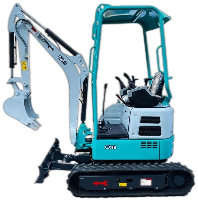 Road Construction Equipments 1.2ton Bucket Crawler Mini Excavator