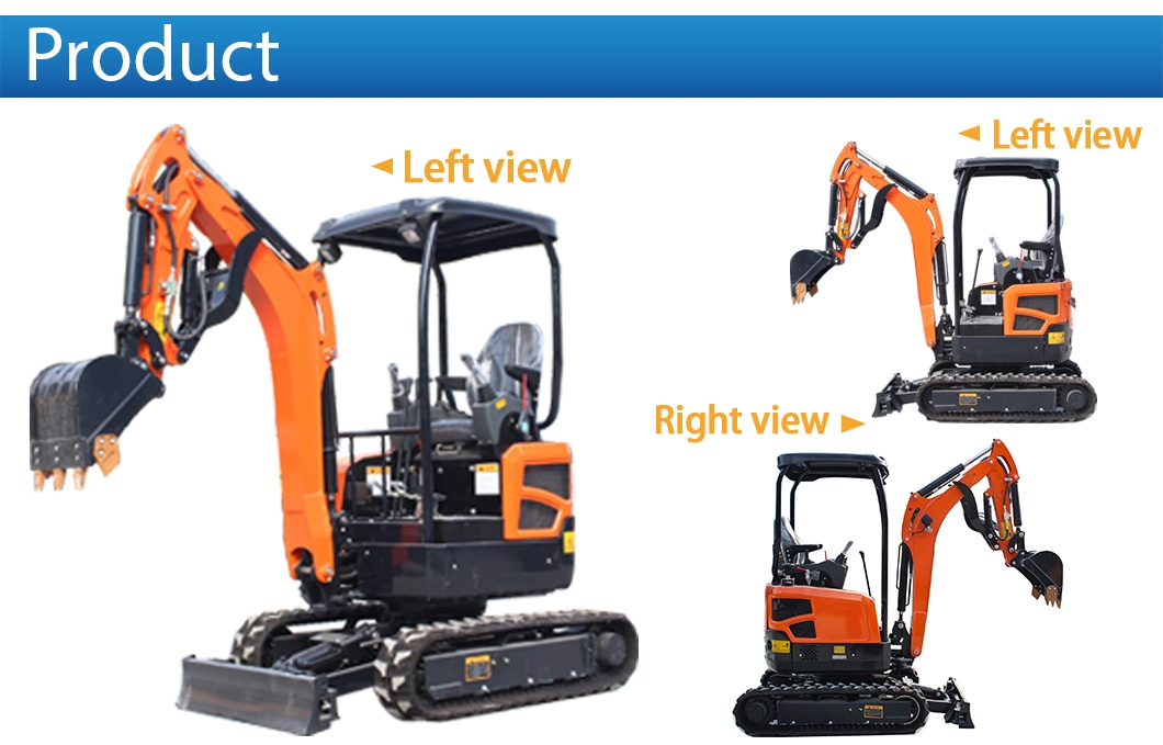 CE EPA Euro 5 China Wholesale Compact Mini Excavators Prices with Diesel Engine