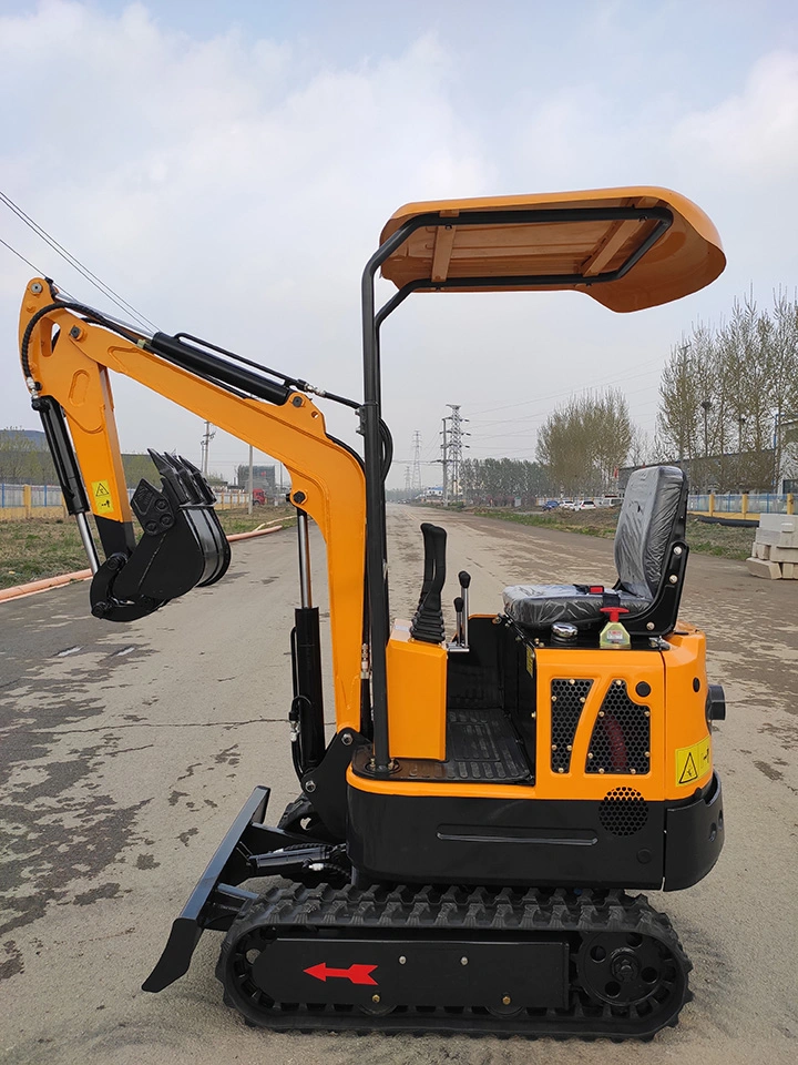 Earth Moving Mini 1000kg 1ton Mini Excavator with Yellow Red Yellow Green Color