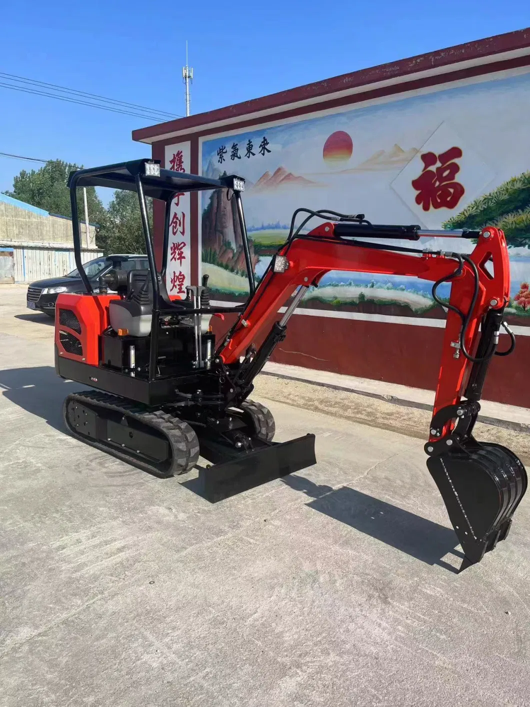 Mini Small Little Hydraulic Crawler Backhoe Excavator for Garden and Farm