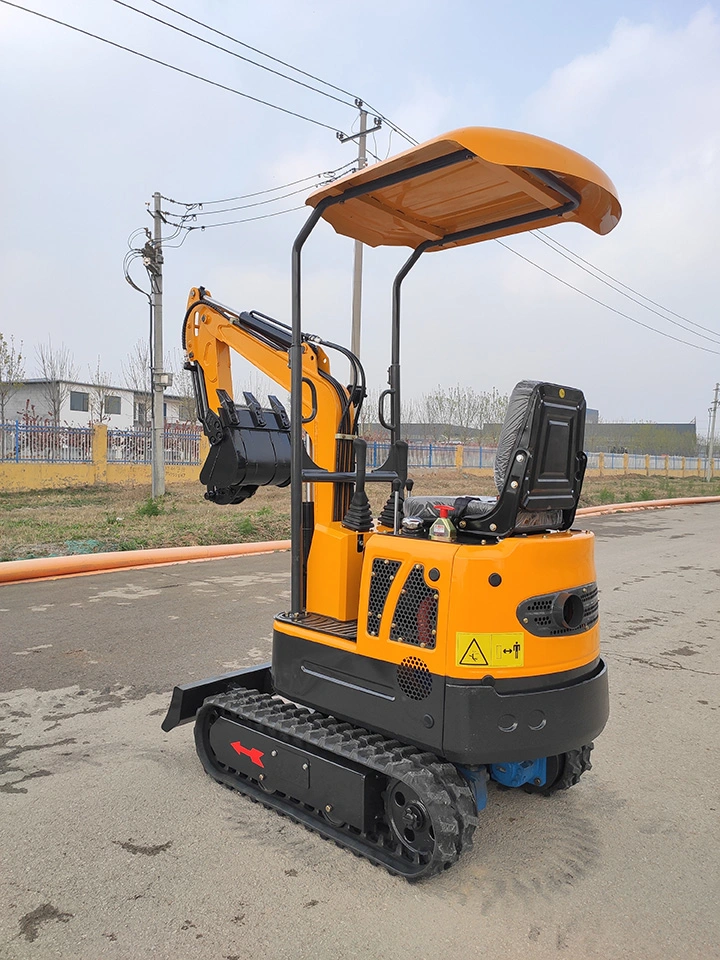 Earth Moving Mini 1000kg 1ton Mini Excavator with Yellow Red Yellow Green Color