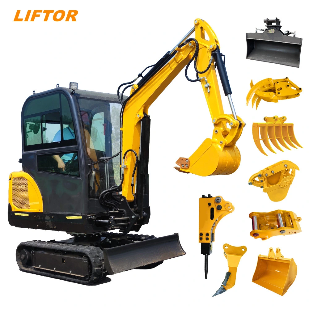 China Brand Hydraulic Excavator of Excavator 6 Ton Digger Prices Hydraulic Diesel Medium Size Digger