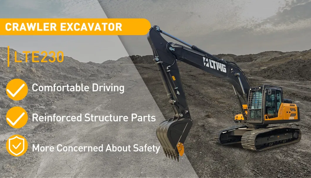 Big Crawler Excavator 23 Ton 28 Ton 33 Ton 35 Ton 37 Ton 40 Ton 50 Ton Track Excavator