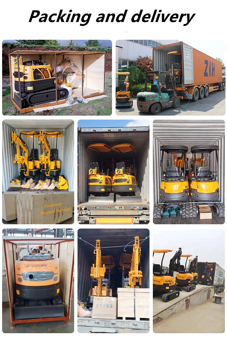 Now The Factory Sells The Multi-Function Backhoe Hydraulic Mini Excavator Which Is Popular in All Countries and All Kinds of Accessories on The Excavator