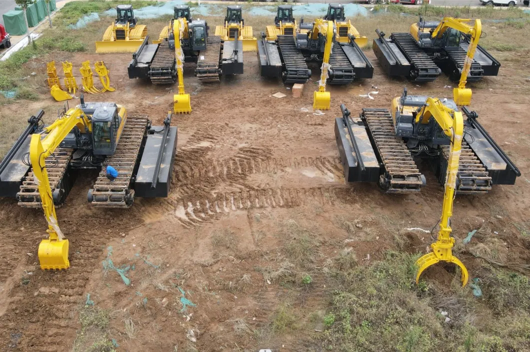 Best Price Floating Excavator Undercarriage Wetland Excavator Pontoon Floating Excavators