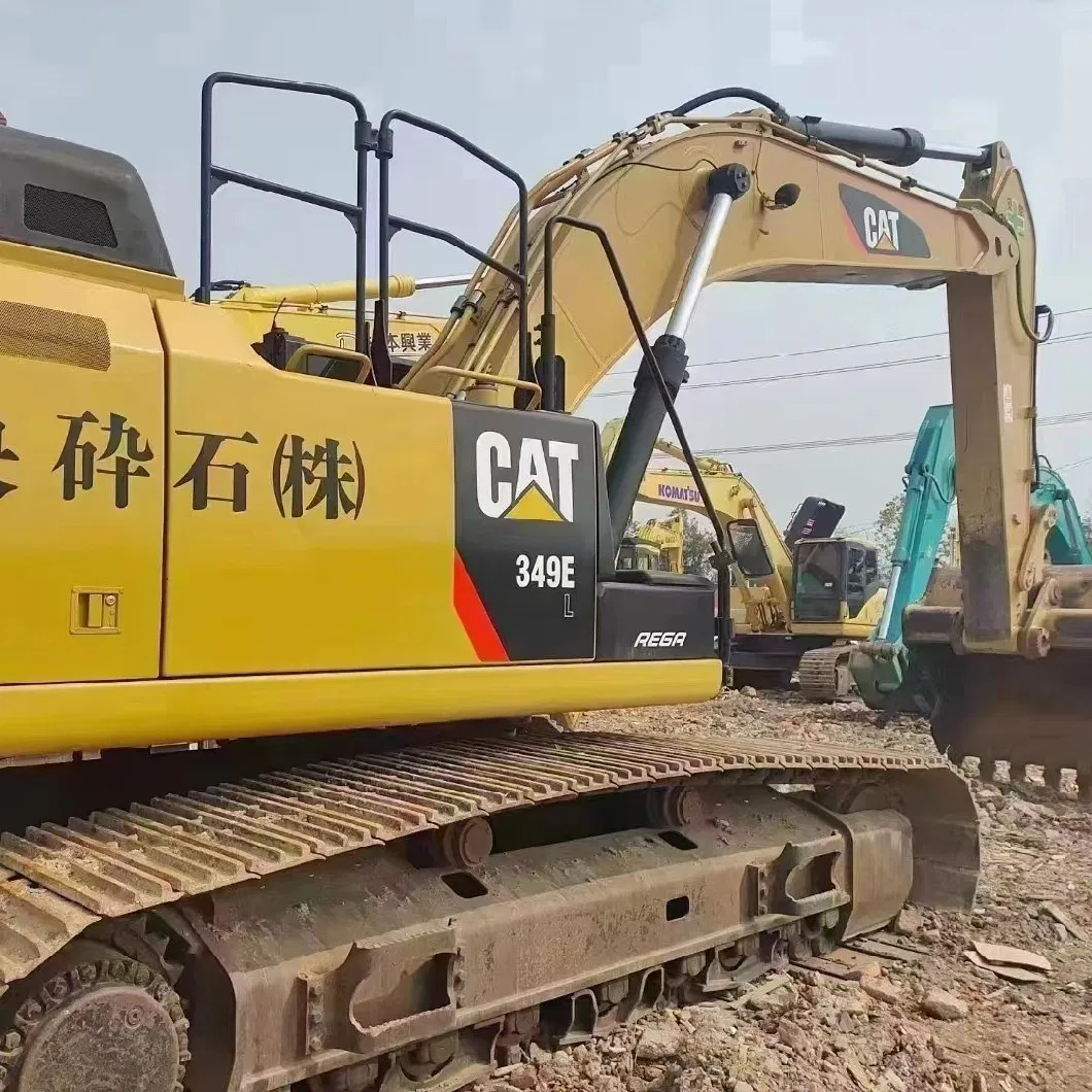 Second Hand Japan Original Cat349dl Model 49ton Crawler Excavator Cat349d Cat349e Used Excavator Bridge Digging Coal Tracked Excavator