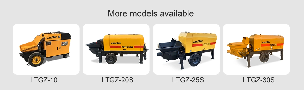 Dedicated for Construction Sites Diesel Hydraulic Concrete Pump