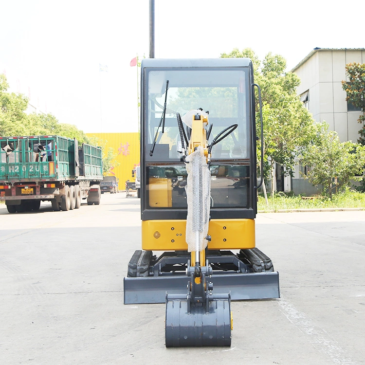Hot CE Approved Small-Scale 2.5t Small Digger Mini Micro Excavators Pontoon Track Excavator