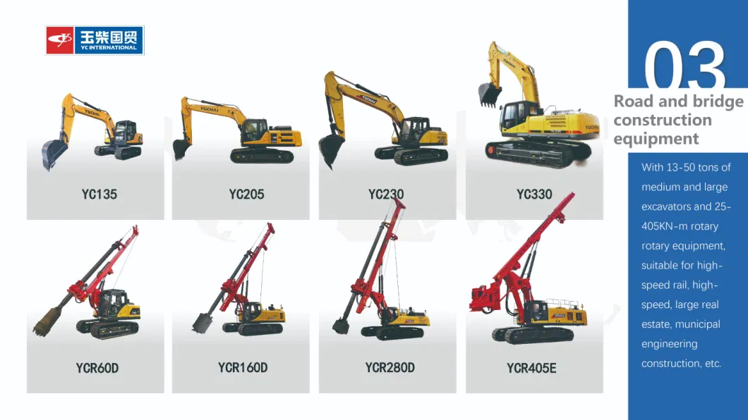Yuchai Flexible Efficient Hydraulic System Large Excavator
