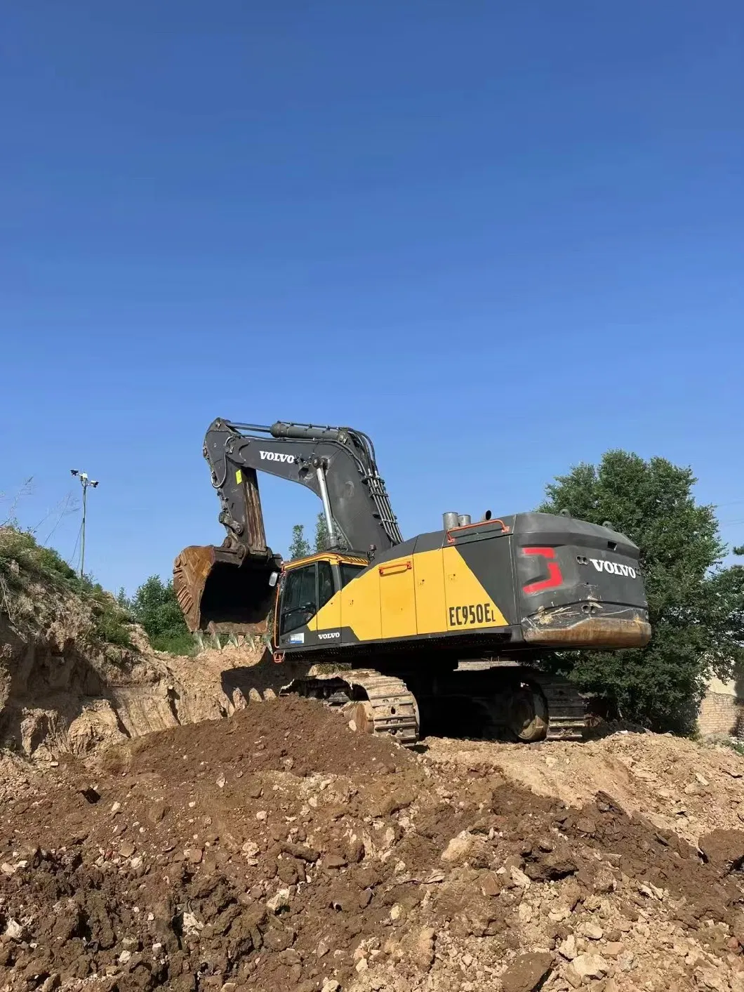 Giant 95ton Used Secondhand Hydraulic Excavator Volvo Ec950 Heavy Duty Excavator