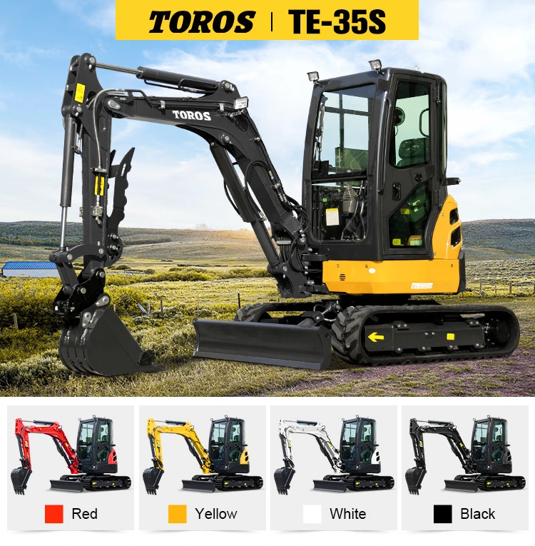 Agricultural Electric Starting Mini Excavator Good Stability Crawler Small Excavators Compact Digger Home Use Excavation Machine