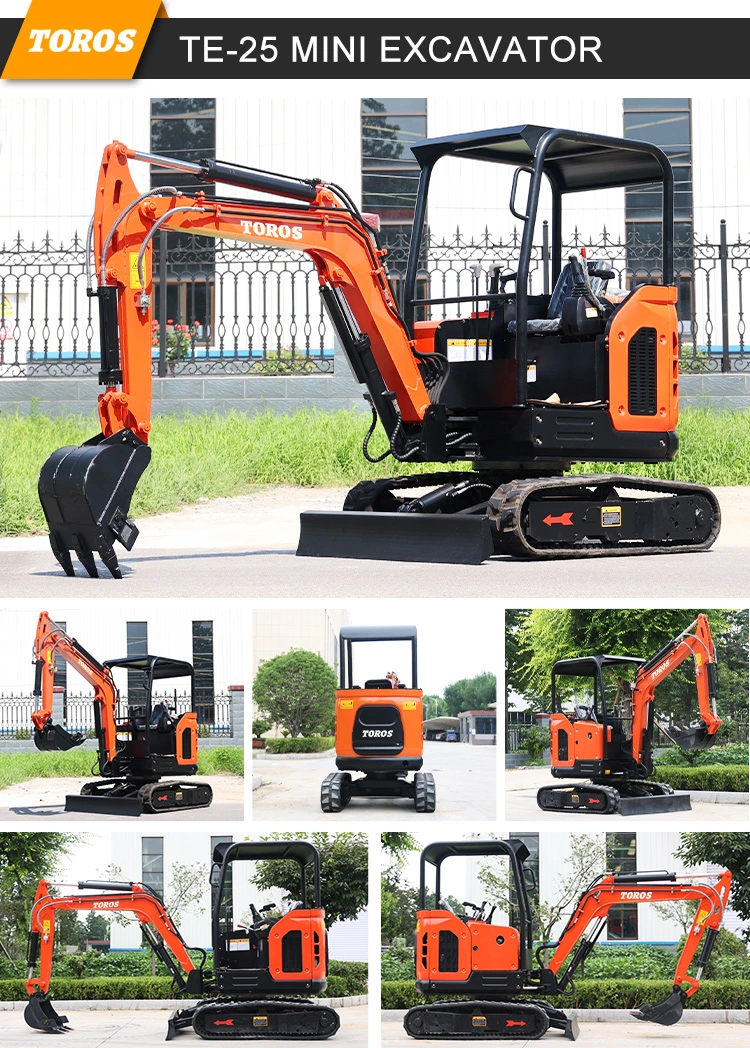 EU5 CE Chinese Excavator Manufacturer Diesel Hydraulic Crawler Excavator 2.5 Ton Mini Excavator Prices 2.6 Ton Mini Digger Cheap 30%off 5ton Excavator