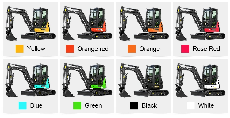 Agricultural Electric Starting Mini Excavator Good Stability Crawler Small Excavators Compact Digger Home Use Excavation Machine