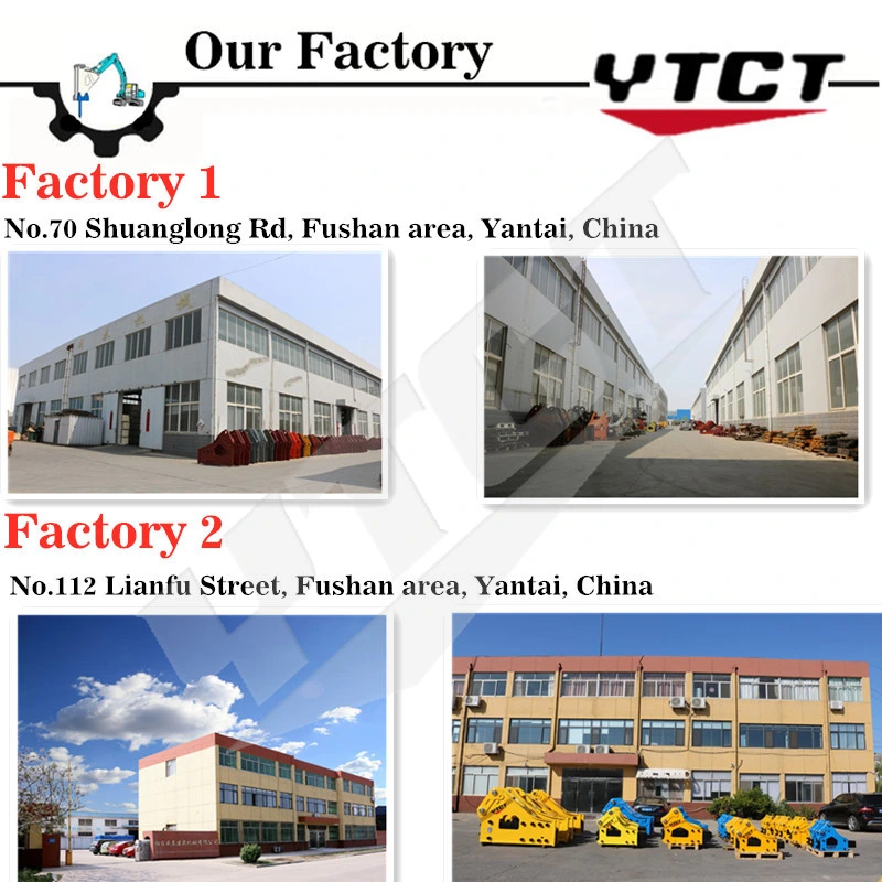 High Quality Side Ytct Hydraulic Breaker 19-25ton Drilling Rod and Concrete Excavator Construction Machinery