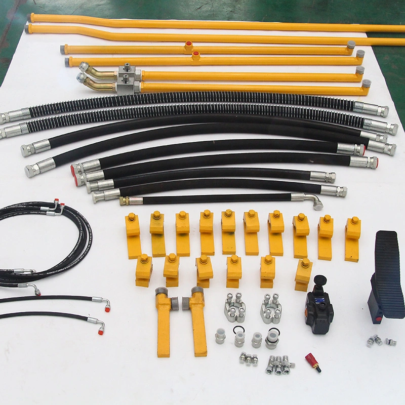 Hydraulic Breaker Hammer Pipe Line Piping Kits Steel Pipe Clamp for Hitachi-Excavator