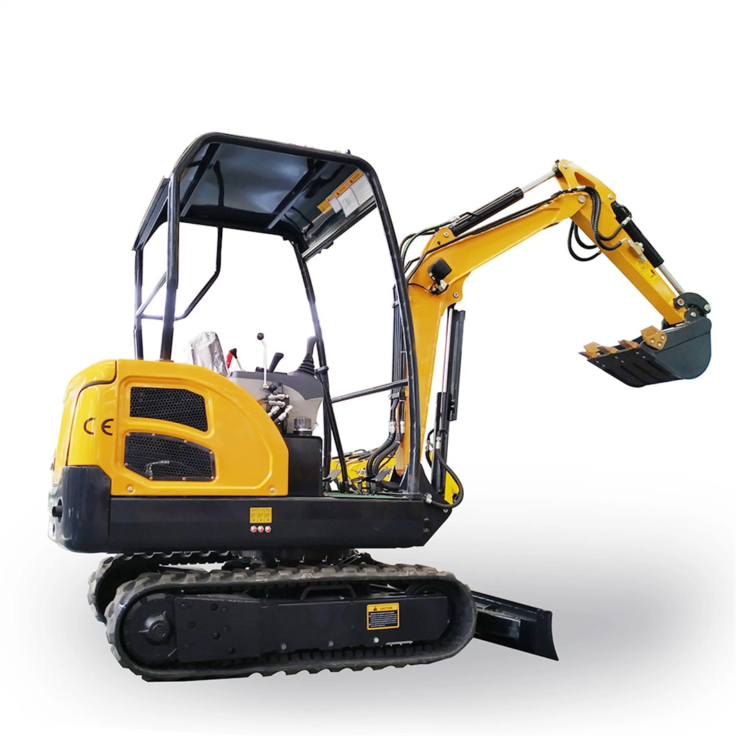 Mini Excavator 1ton 0.8ton 1.5ton 1.7ton 2.0ton Crawler Electronic Mini Digger Diesel Hydraulic CE ISO EPA4 Euro5 Wholesale Flexible Chasis Excavator