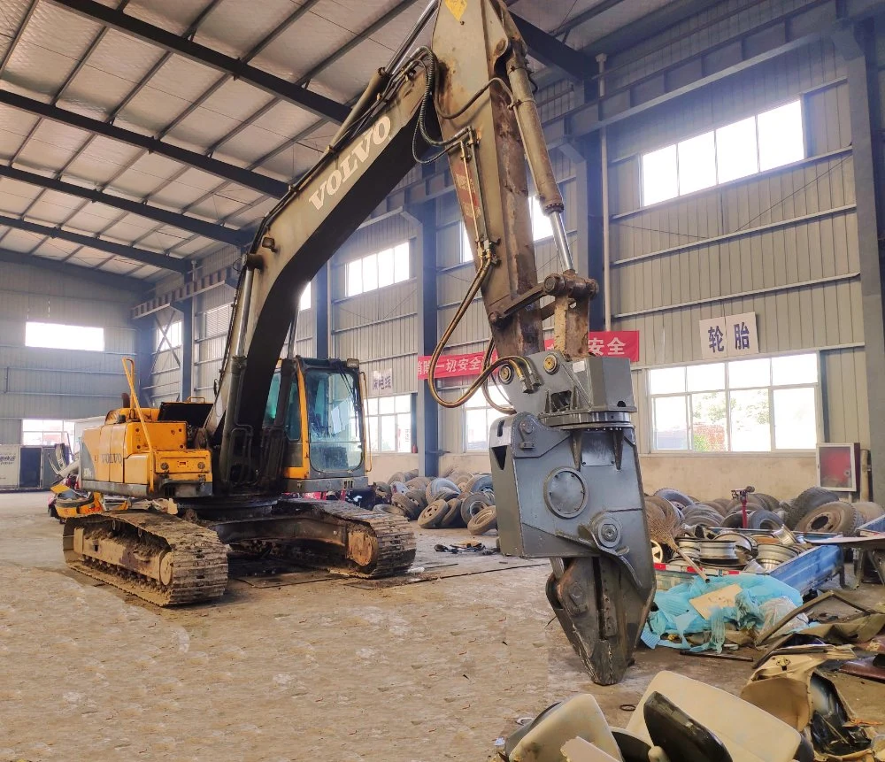 20 Ton Excavator Rotating Shear Dismantling Machine for Sale Rotary Shears 30ton Excavator Scrap Cutting Shear Demolition Cart