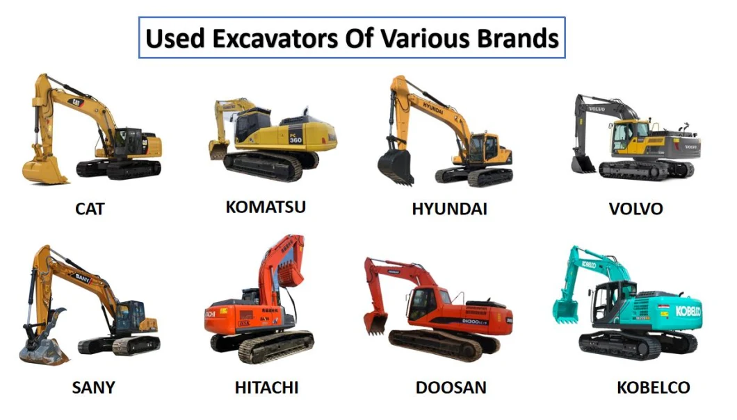 Hydraulic Heavy Duty Powerful Excavators 40 Ton Cat 340d 340e 340f Excavadora Usada Mining Construction Equipment Crawletracked Used Excavator