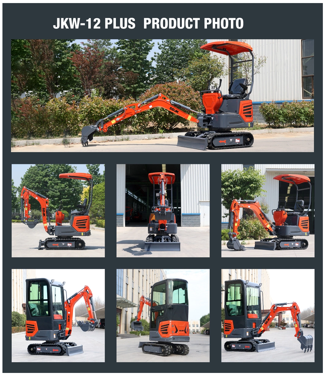 Best Selling 2.5 Ton 3 Ton New China CE ISO 3.5ton Small Digger Crawler Hydraulic Farm Garden Diesel Used 5 Ton Mini Excavator Cheap Factory Price for Sale