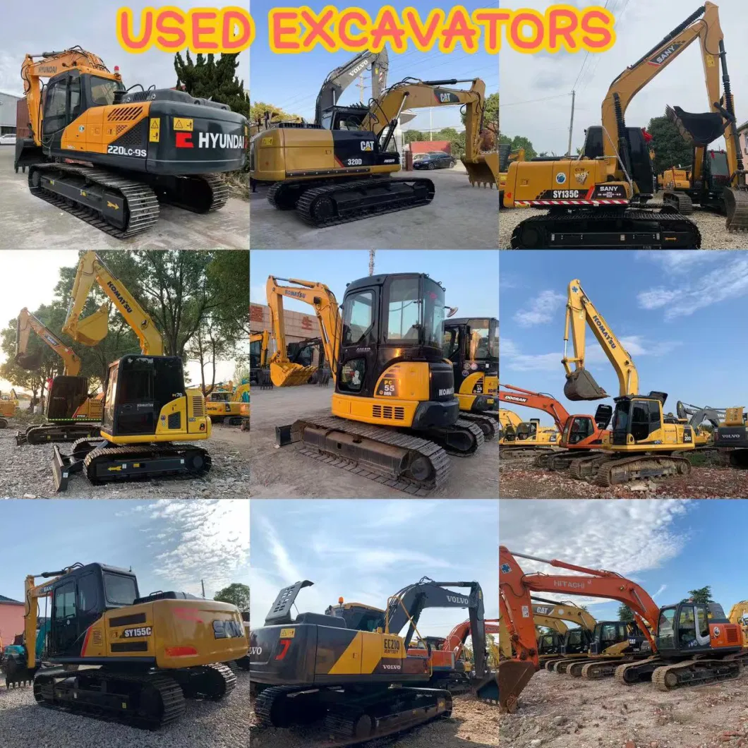 Used Sany Sy60c 6 Ton Building Diggers Mining Construction Hydraulic Crawler Excavator