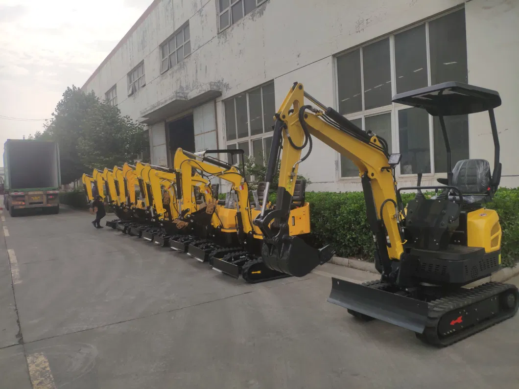 1000kg Garden Micro Farm Hydraulic Mini 1 Ton Electric Excavator