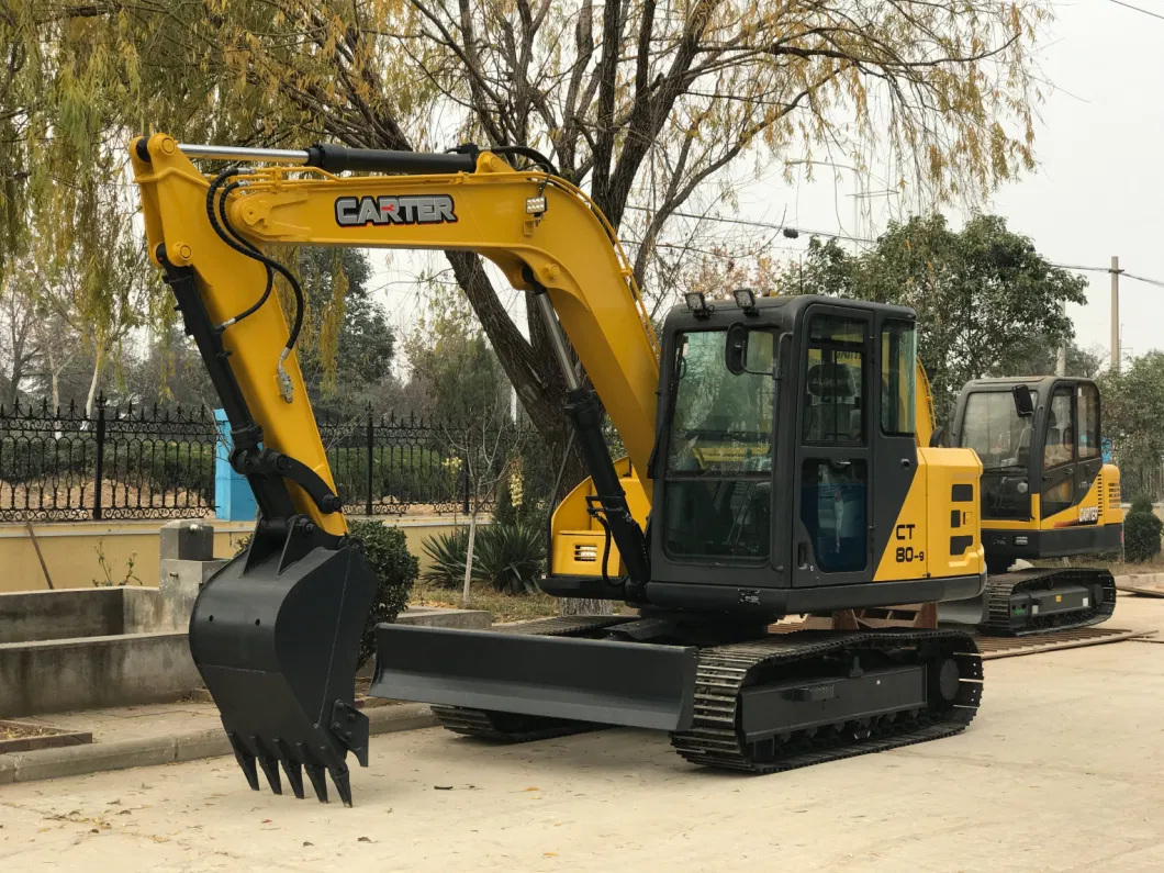 Hot Sales CT80-9 (0.34M3&8.5T) Diesel-Powered Hydraulic Crawler Excavator