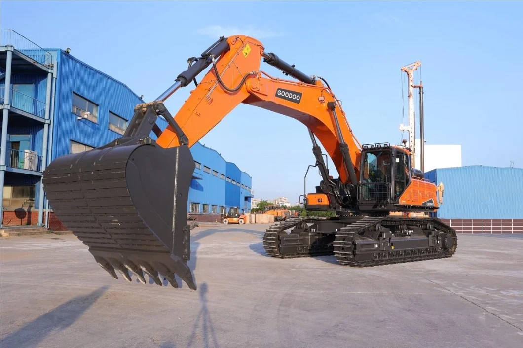 Goodoo Gd500 50ton New Construction Manufacture Machinery Custom Made China Heavy Duty Hydraulic Backhoe Crawler Excavator Gold Mining Excavator Good Price