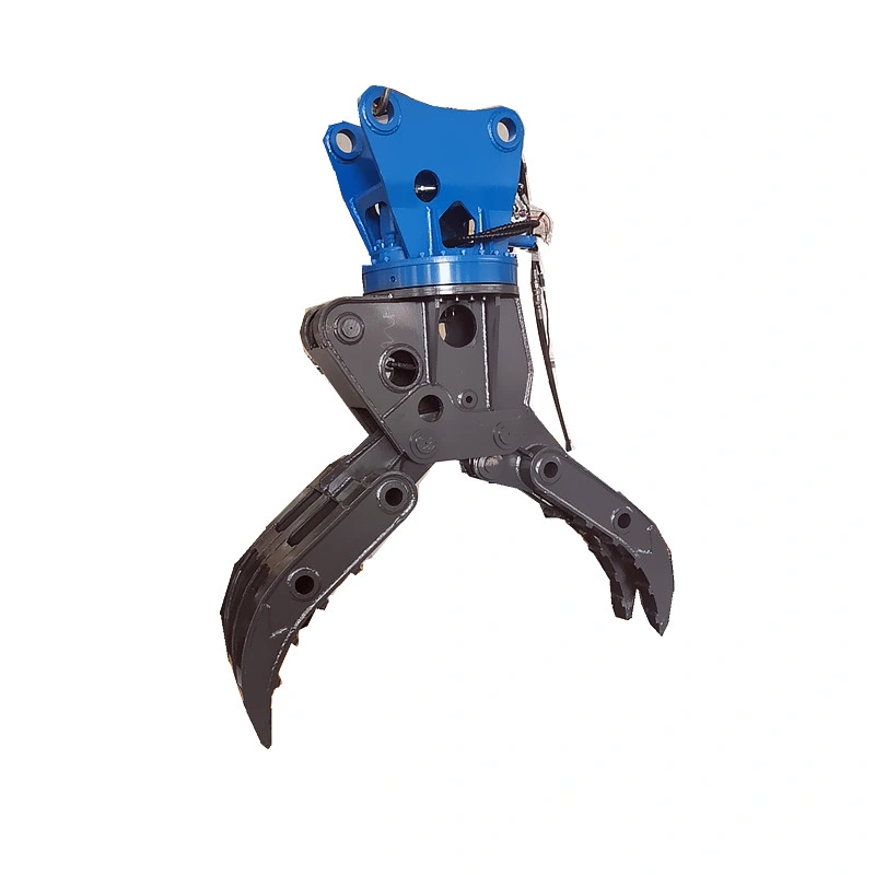 18t 20t 25t Excavator Hydraulic Rock Steel Grapple Material Handler