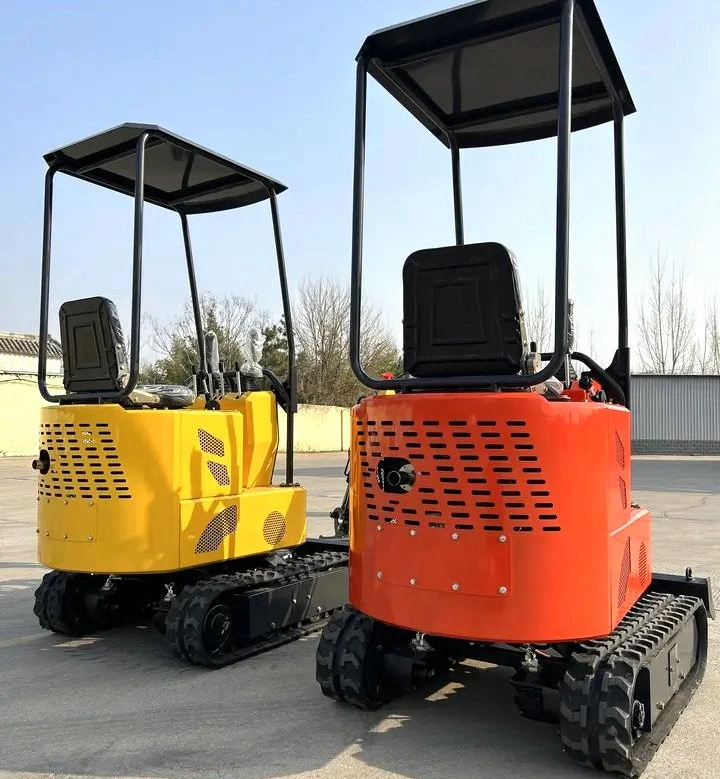 Chinese Natural Rubber Crawler Type Lithium Battery Power 72V Excavator 0.8 Ton 1 Ton Electric Excavator Mini Electric Digger for Sale