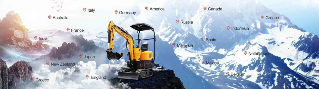 Hydraulic System Diesel Engine Small Crawler Bagger Digger Hot Selling Cheap Wholesale Price Mini Excavator Free Shipping